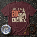 T-shirt Little Dog Big Energy Poodle T-Shirt Little Dog Big Energy T-Shirt | Poodle Lover Gift