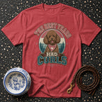 Curly Years Vintage Poodle T-Shirt Poodle "The Best Years Had Curls" T-Shirt | Pet Lover