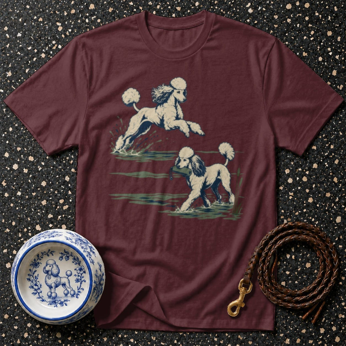 T-shirt Vintage Hunting Poodle T-Shirt Poodle T-Shirt | Dog Lover Gift