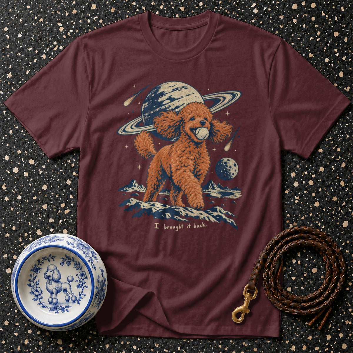 Cosmic Fetch Poodle T-Shirt