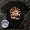 T-shirt Retro Sunshine Poodle T-Shirt Poodle Running T-Shirt | Retro Dog Graphic Tee