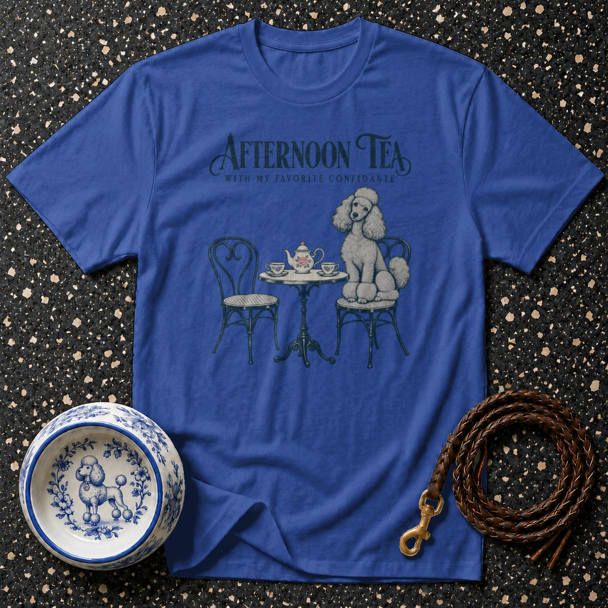 Afternoon Tea Poodle T-Shirt