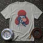 T-shirt Stellar Poodle Patriot T-Shirt Patriotic Poodle T-Shirt | All-American Dog Apparel