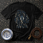 T-shirt Artistic Curly Poodle T-Shirt Poodle Portrait T-Shirt | Premium Dog Apparel