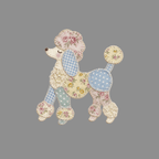 T-shirt Floral Patchwork Poodle T-Shirt Poodle Patchwork T-Shirt | Unique Dog Lover Apparel