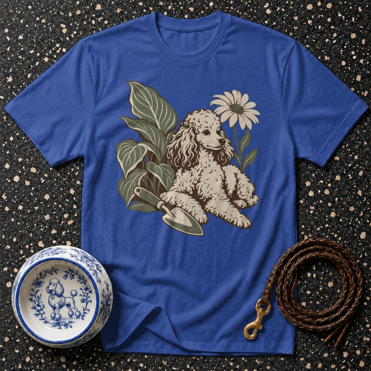 T-shirt Botanical Poodle Garden T-Shirt Poodle Garden T-Shirt | Premium Dog Apparel