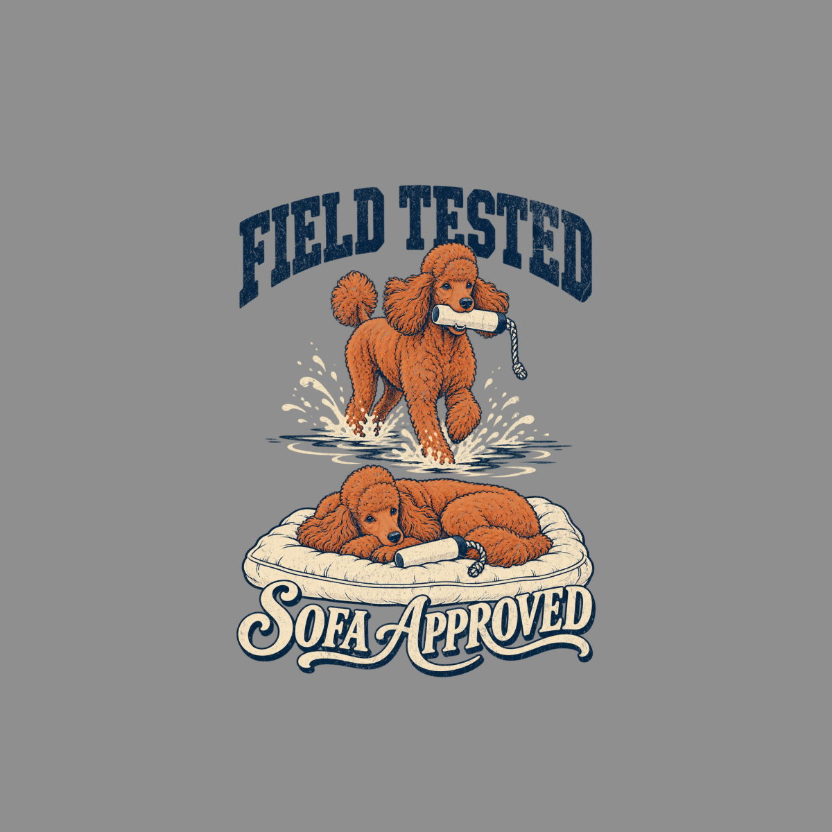 Field Tested Poodle T-Shirt