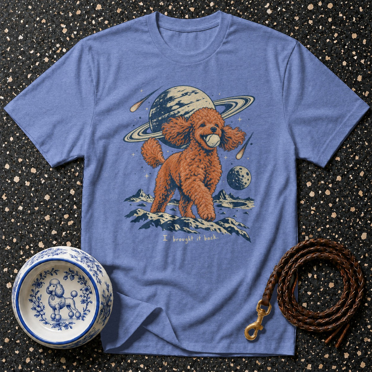 Cosmic Fetch Poodle T-Shirt
