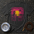 T-shirt Poodle Sunset Tiki Bar T-Shirt Sunset Poodle T-Shirt | Beach Vibes