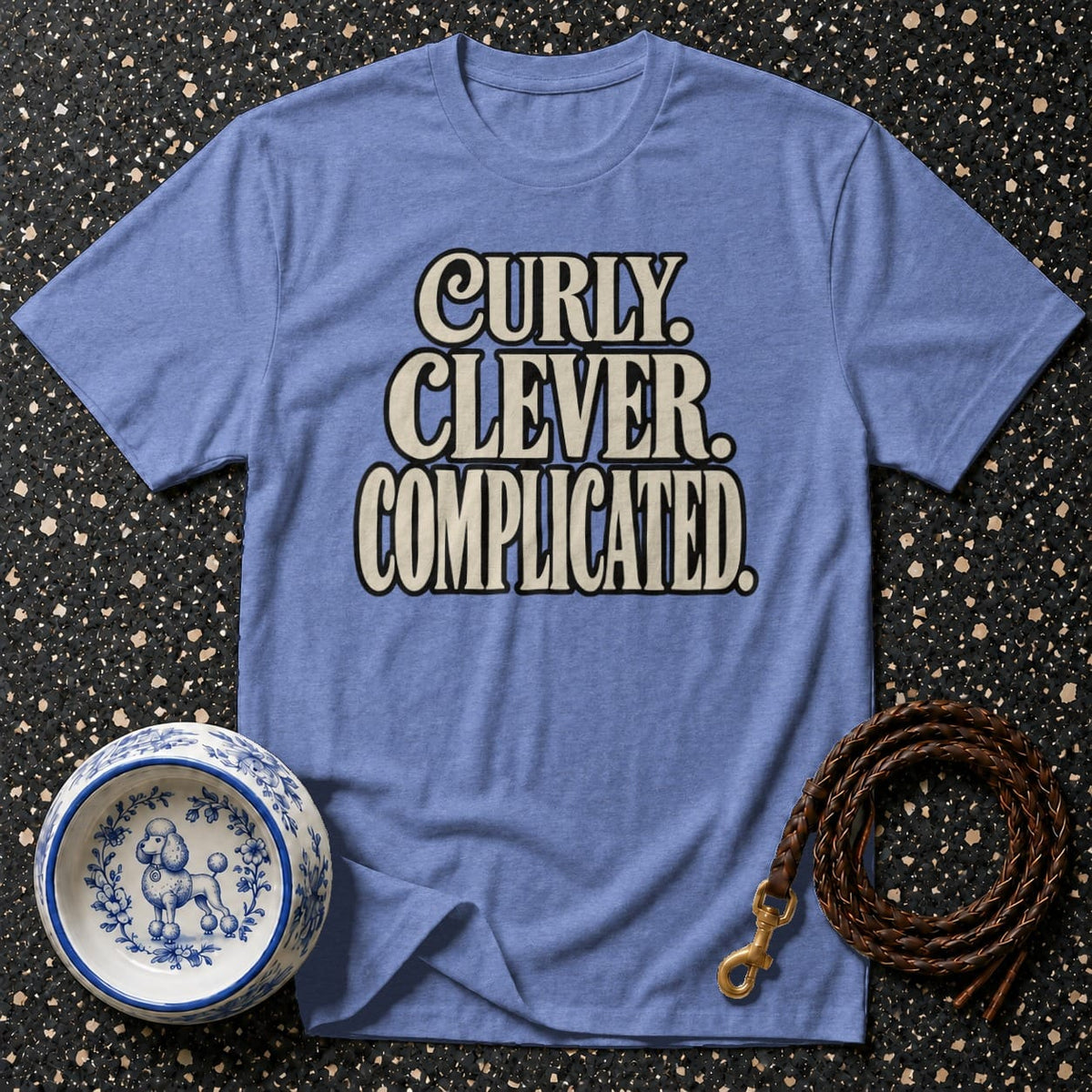 T-shirt Curly Clever Complicated T-Shirt Curly Clever Complicated T-Shirt | Poodle Lover Gift