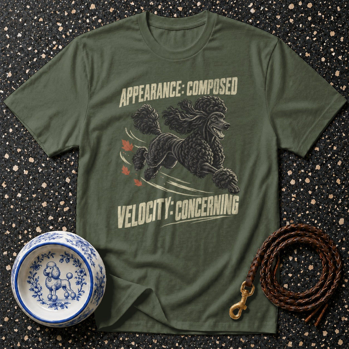 Composed Velocity Poodle T-Shirt