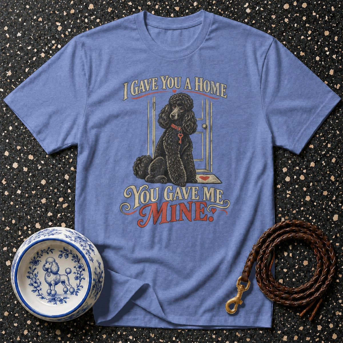 Black Poodle Gave Me Mine T-Shirt