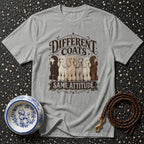T-shirt Poodle Pride: Different Coats T-Shirt Poodle Different Coats Same Attitude T-Shirt | Dog Lover Gif