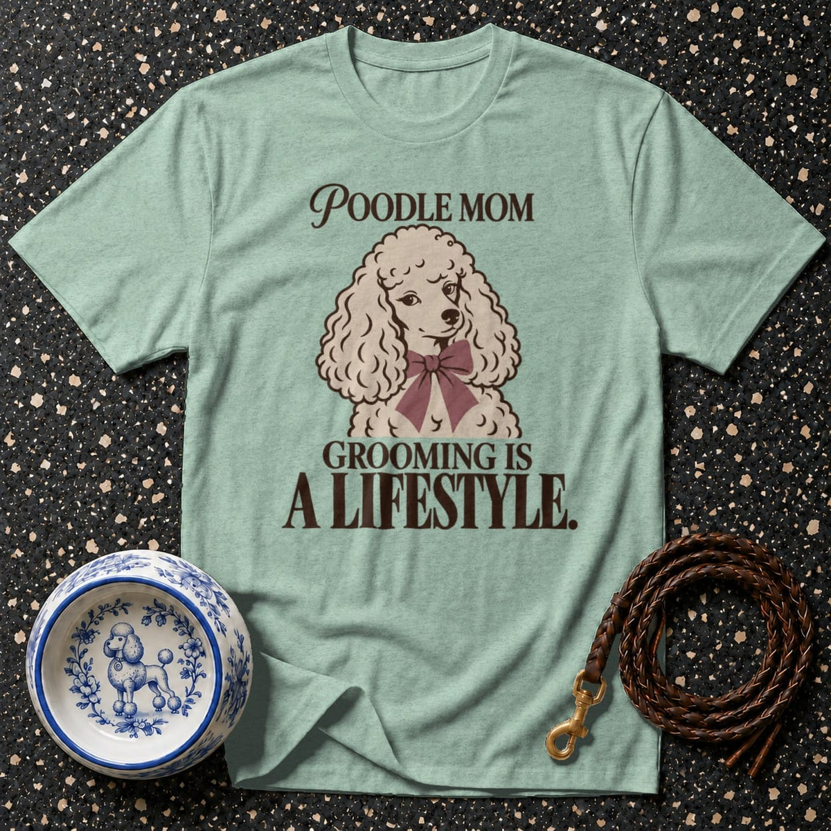 T-shirt Poodle Mom Grooming Lifestyle T-Shirt Poodle Mom T-Shirt | Grooming Is A Lifestyle