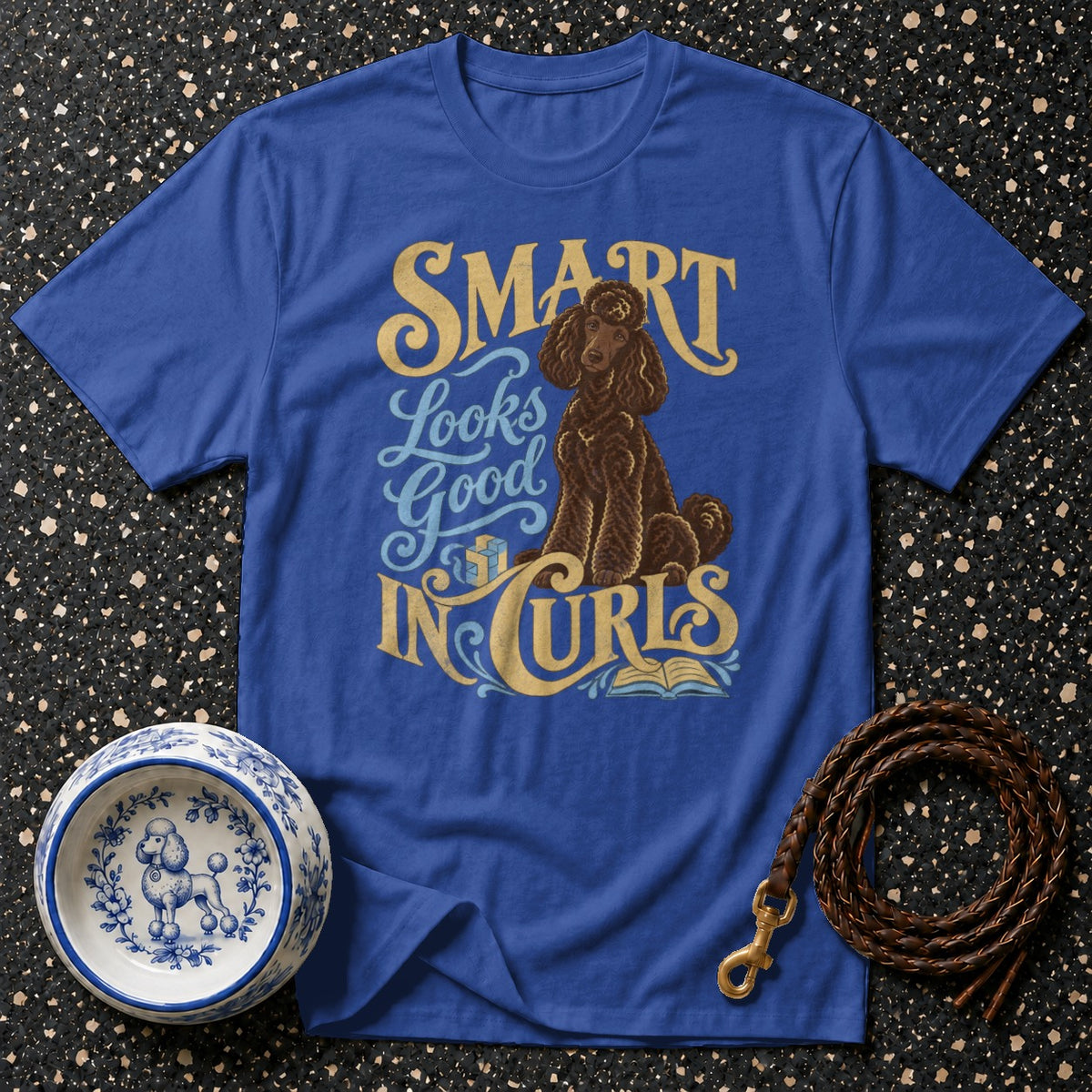 Smart In Curls Poodle T-Shirt