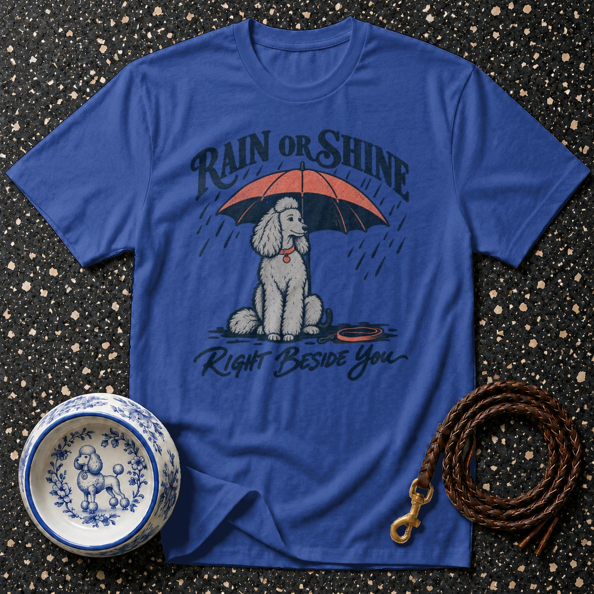 Rain Or Shine Poodle T-Shirt