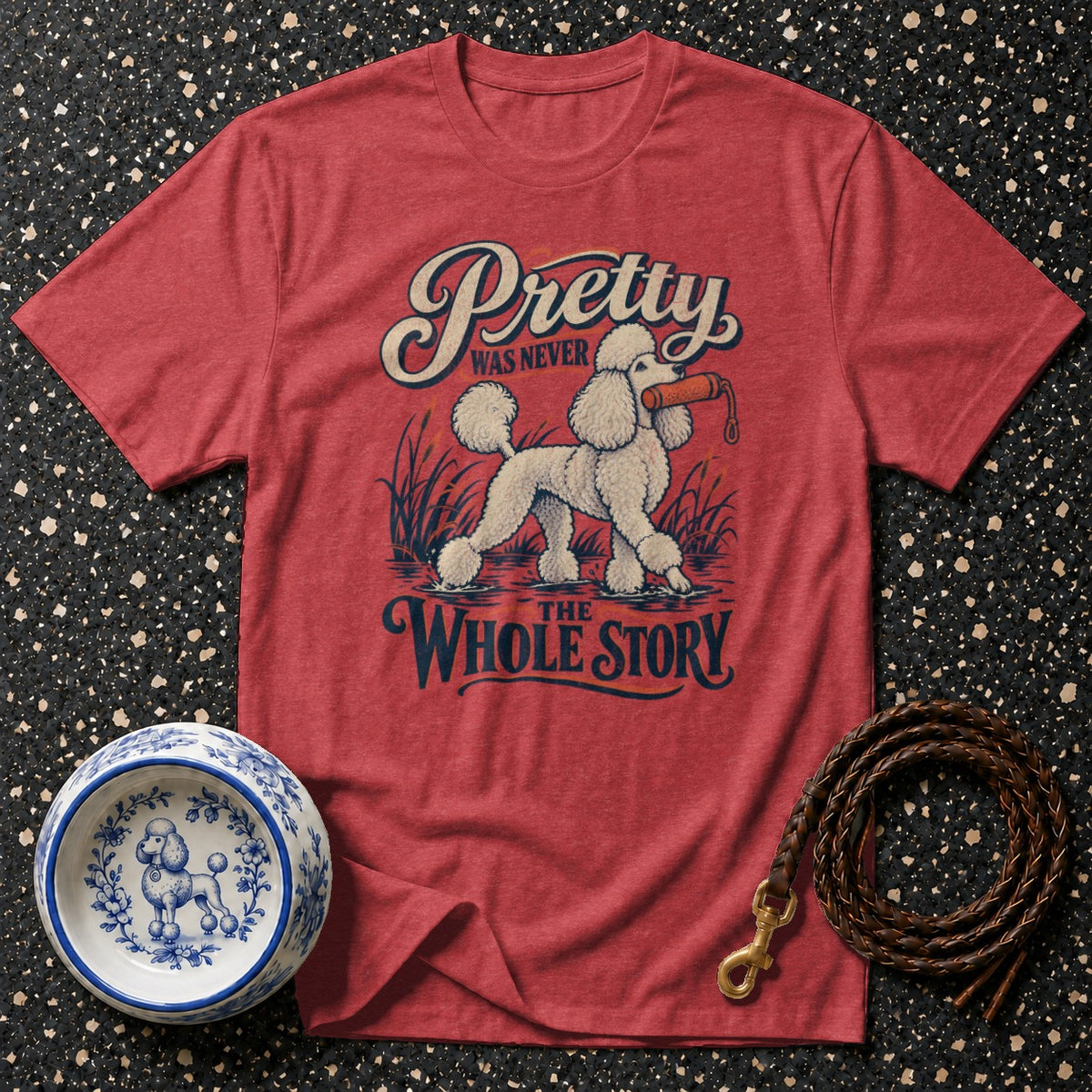 Pretty Hunting Poodle T-Shirt