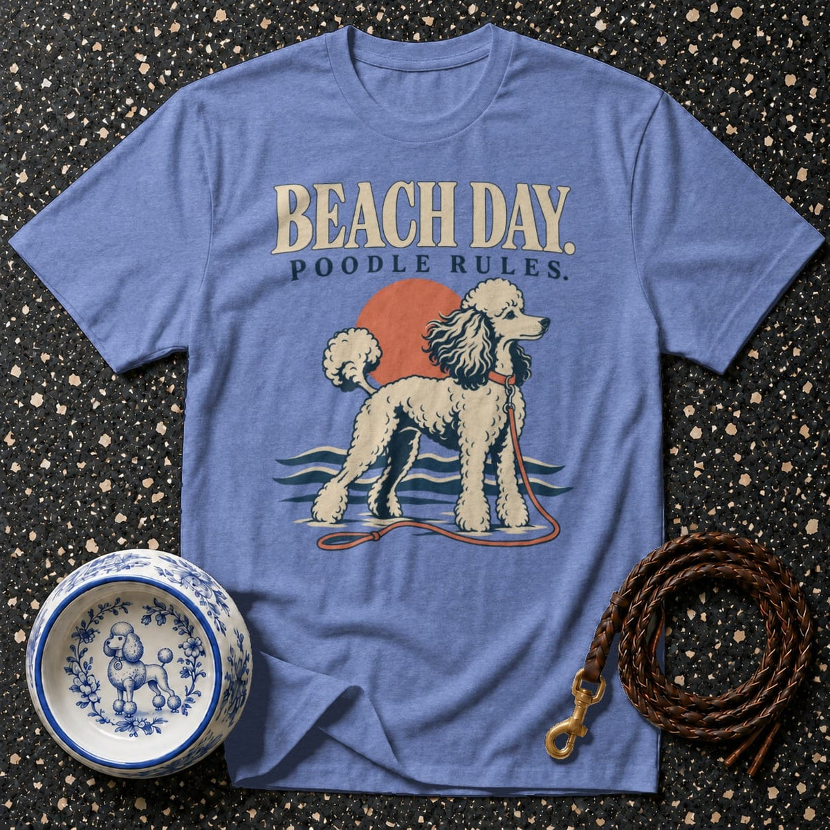 T-shirt Beach Day Poodle Rules T-Shirt Beach Day Poodle Rules T-Shirt | Premium Dog Apparel