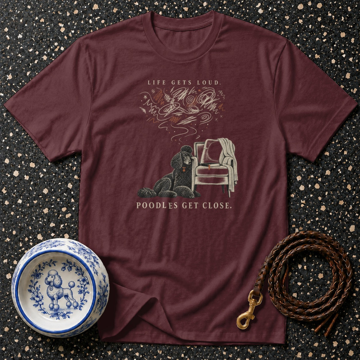 Poodles Get Close Cozy T-Shirt