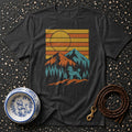 T-shirt Adventure Poodle Sunset T-Shirt Poodle Mountain Sunset T-Shirt | Premium Dog Apparel