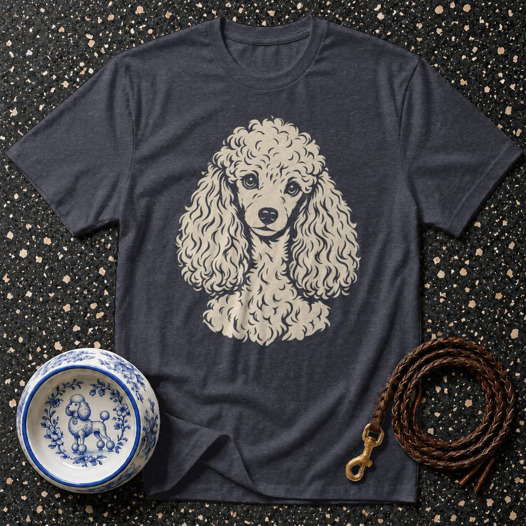 T-shirt Chic Poodle Portrait T-Shirt Poodle Portrait T-Shirt | Premium Dog Apparel