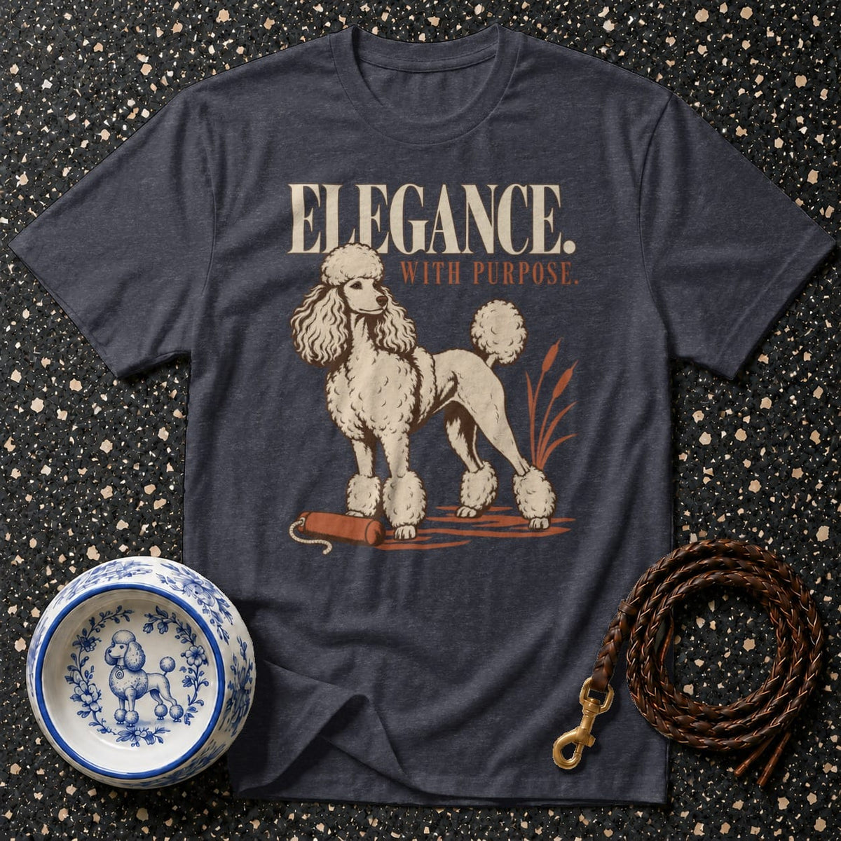 T-shirt Elegance With Purpose Poodle T-Shirt Poodle "Elegance with Purpose" T-Shirt | Premium Apparel