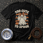 T-shirt Too Cute To Spook Poodle T-Shirt Too Cute To Spook Dog Ghost T-Shirt | Premium Apparel