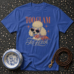 T-shirt Glam Poodle Retro T-Shirt Too Glam To Fetch T-Shirt | Poodle Dog Apparel