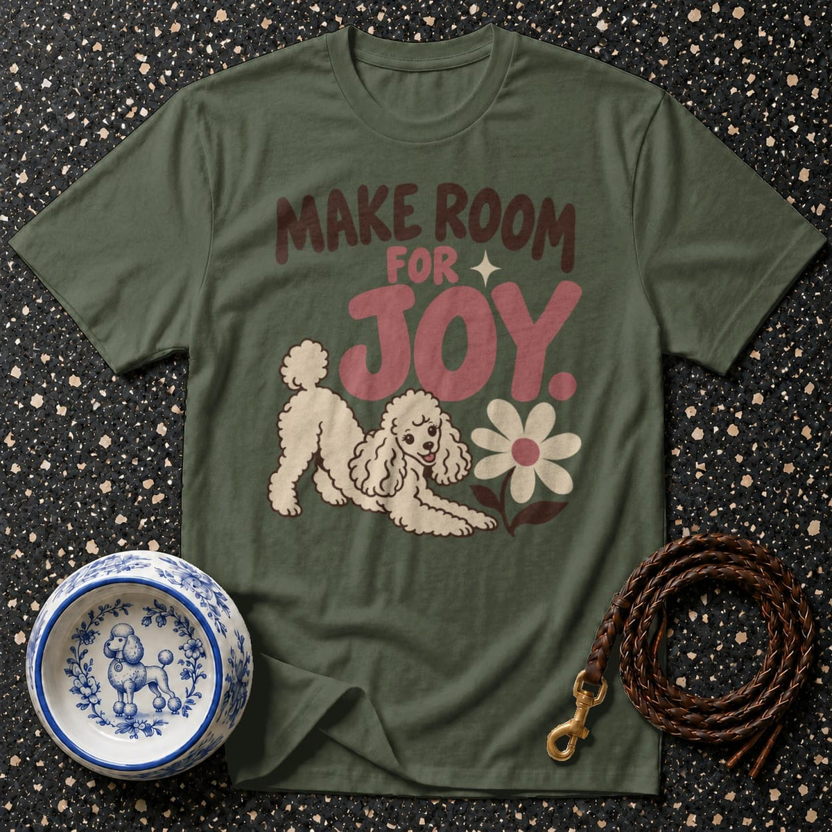 T-shirt Make Room For Joy Poodle T-Shirt Make Room For Joy Poodle T-Shirt | Premium Dog Apparel
