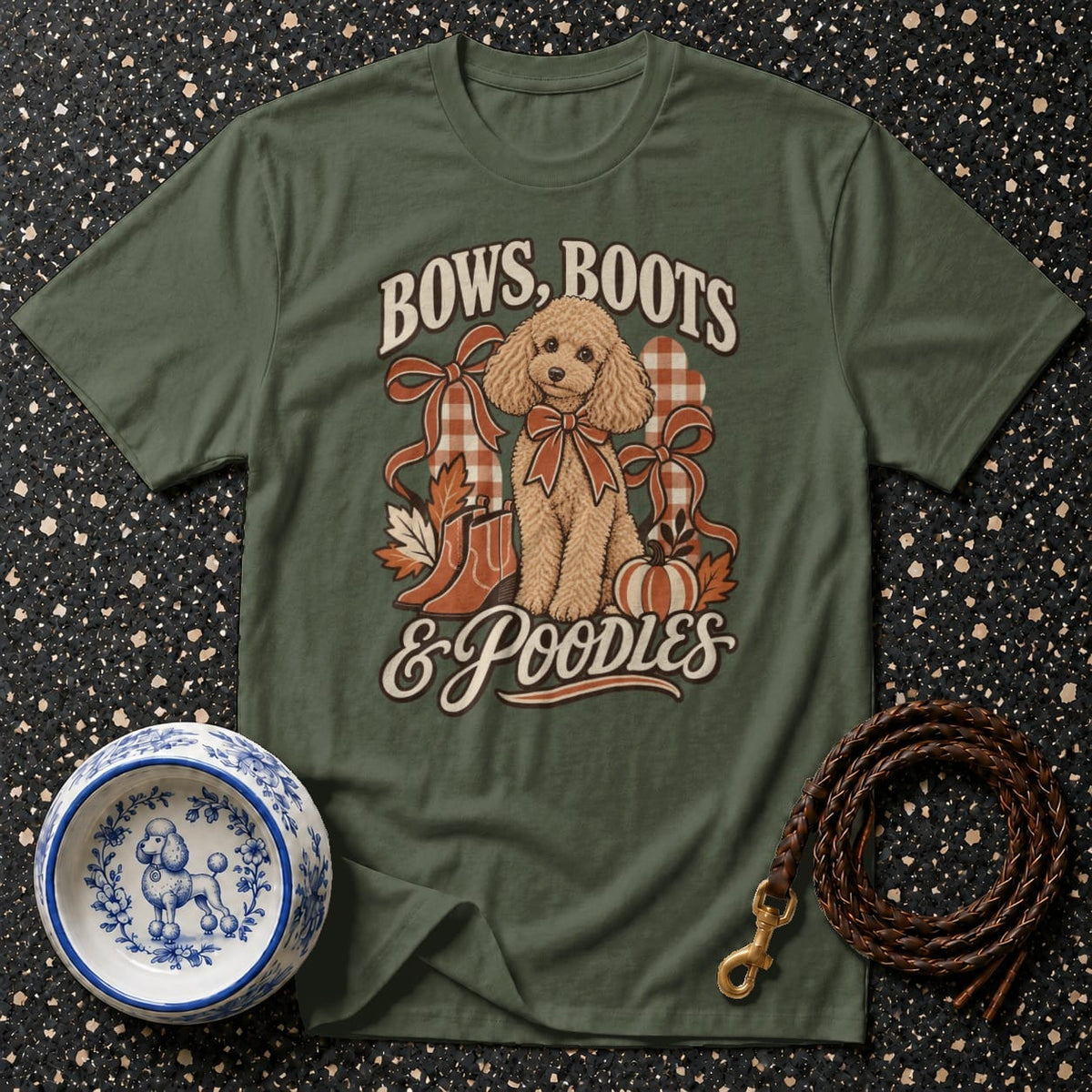 Bows Boots and Poodles T-Shirt Poodle T-Shirt | Bows Boots Poodles