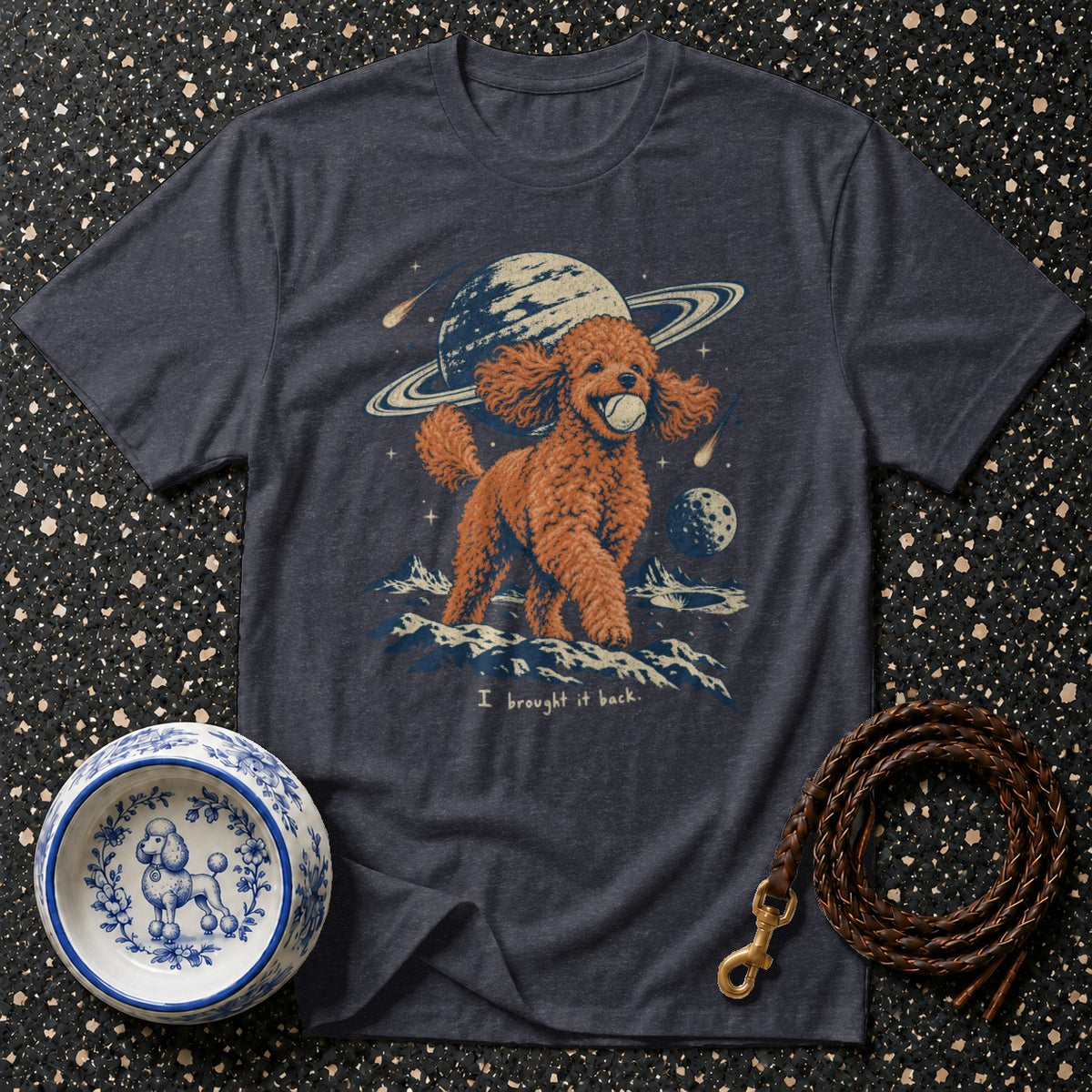 Cosmic Fetch Poodle T-Shirt