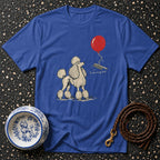 Royal blue t-shirt with poodle graphic and text that reads "I was using that."