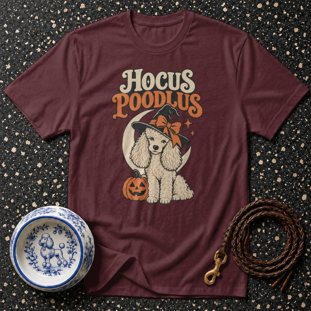 T-shirt Hocus Poodlus Halloween T-Shirt Hocus Poodlus Halloween T-Shirt | Poodle Witch Shirt