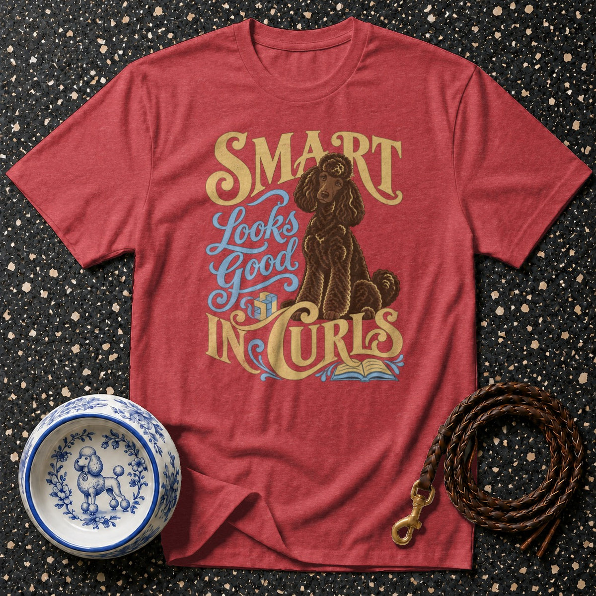 Smart In Curls Poodle T-Shirt
