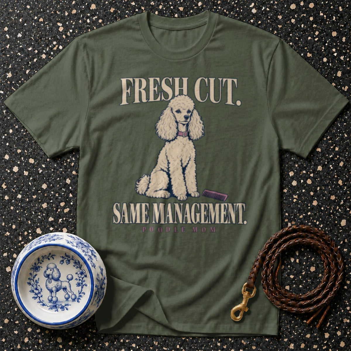 T-shirt Fresh Cut Poodle Mom T-Shirt Poodle Mom T-Shirt | Fresh Cut, Same Management