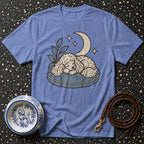 T-shirt Celestial Sleeping Poodle T-Shirt Sleeping Poodle Dream T-Shirt | Cozy Canine Apparel