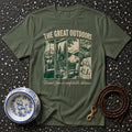 Poodle's Distant Outdoors T-Shirt The Great Outdoors Poodle T-Shirt | Cozy Cabin Vibes