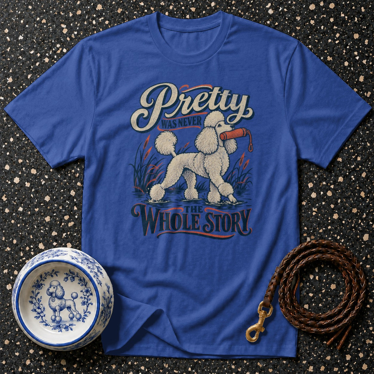 Pretty Hunting Poodle T-Shirt