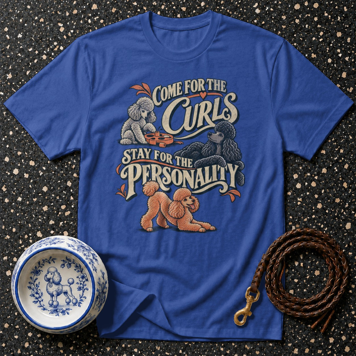 Poodle Curls & Personality T-Shirt