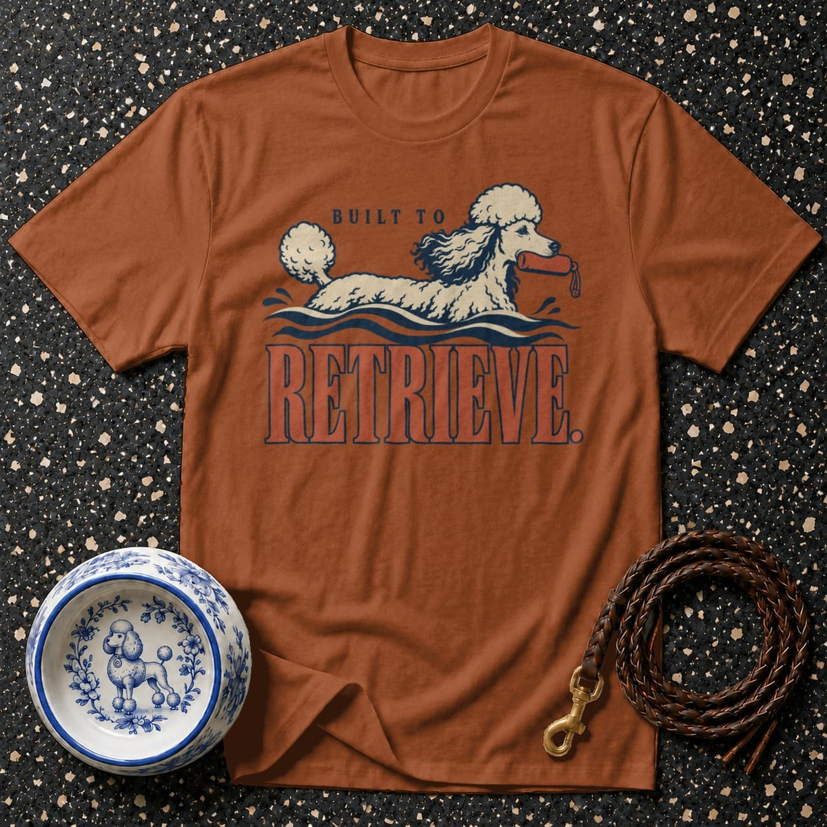T-shirt Built To Retrieve Poodle T-Shirt Retrieve Poodle T-Shirt | Built to Retrieve Dog Tee