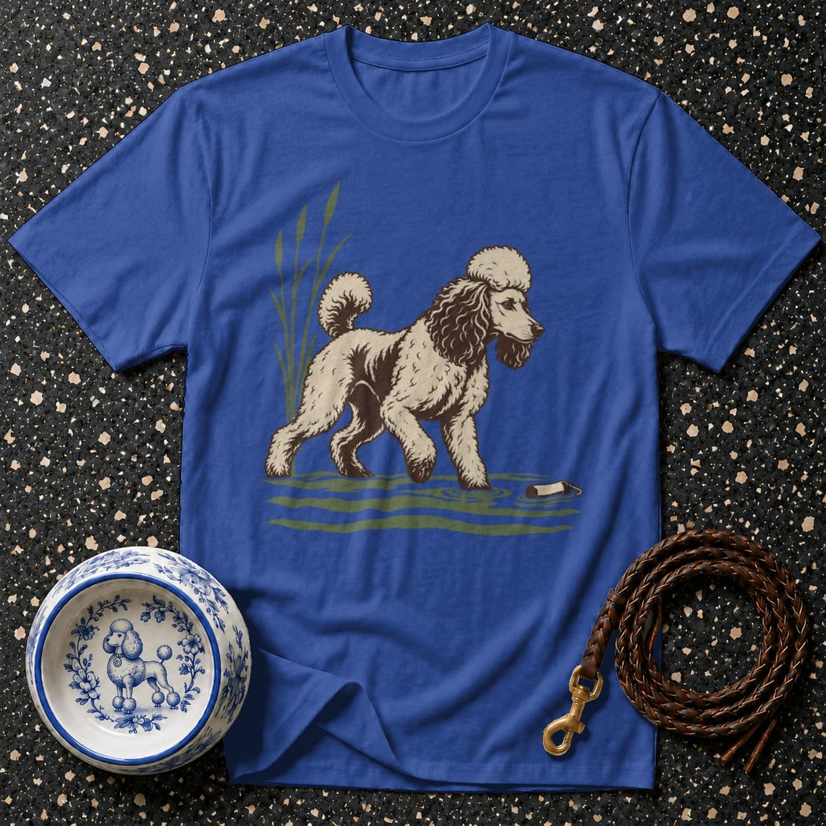 T-shirt Vintage Sporting Poodle T-Shirt Poodle T-Shirt | Premium Dog Apparel