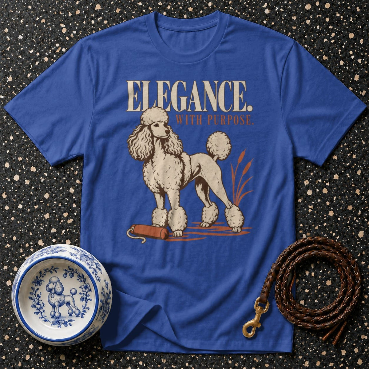 T-shirt Elegance With Purpose Poodle T-Shirt Poodle "Elegance with Purpose" T-Shirt | Premium Apparel