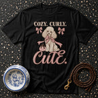 T-shirt Cozy Curly Poodle T-Shirt Cute Poodle T-Shirt | Cozy Curly Canine Apparel