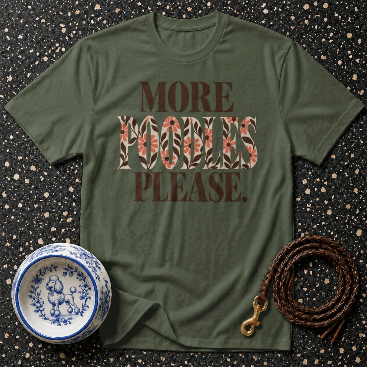 T-shirt Retro More Poodles Please T-Shirt More Poodles Please T-Shirt | Premium Dog Lover Apparel
