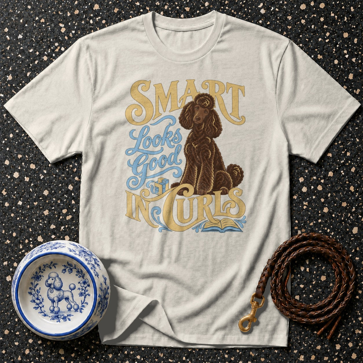 Smart In Curls Poodle T-Shirt