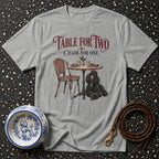 Table For Two Bistro Poodle T-Shirt