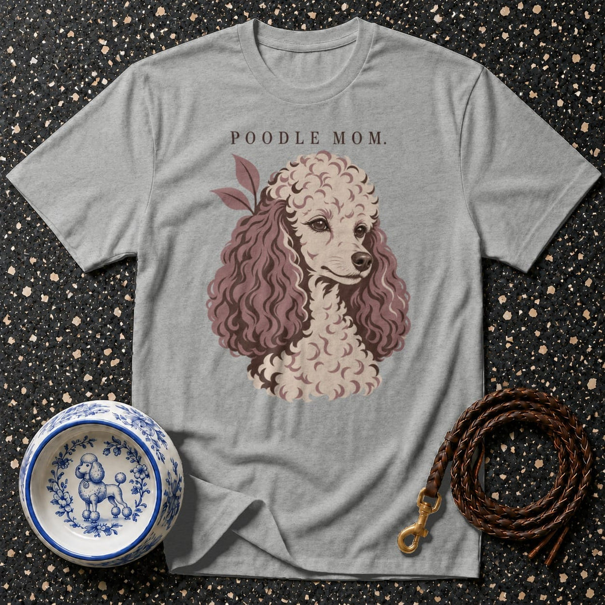 T-shirt Chic Poodle Mom T-Shirt Poodle Mom T-Shirt | Premium Dog Lover Apparel