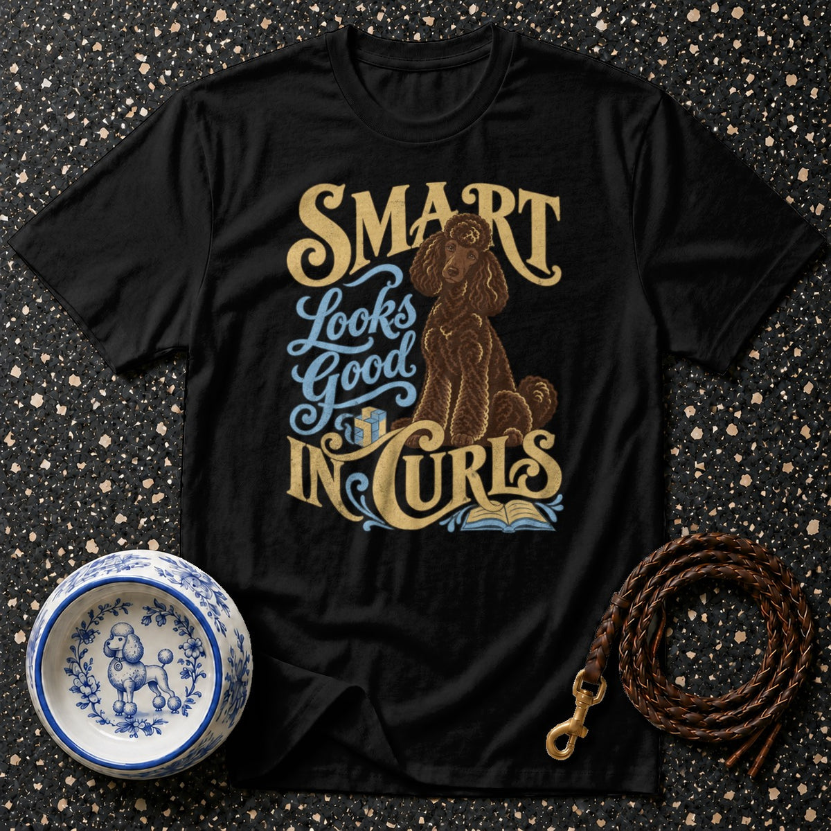 Smart In Curls Poodle T-Shirt