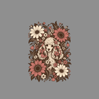 T-shirt Vintage Botanical Poodle T-Shirt Poodle Floral T-Shirt | Premium Dog Apparel