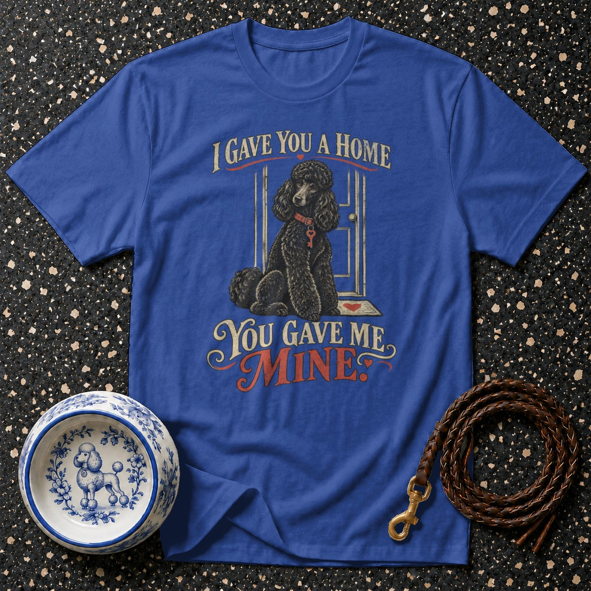 Black Poodle Gave Me Mine T-Shirt